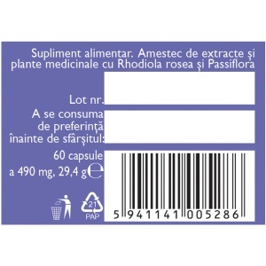 Confort Emoțional, N135, 60 capsule, Fares - Img 4