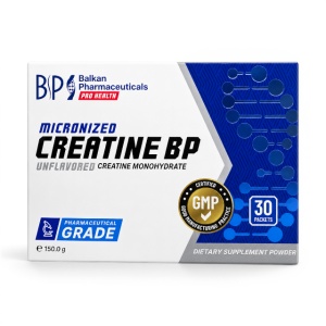 Creatine BP, 30 pliculețe × 5 g, pulbere,fără aromă, Balkan Pharmaceuticals