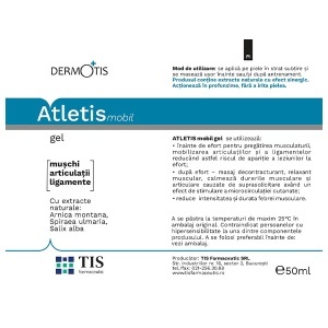 DermoTis Atletis gel, 50 ml, Tis Farmaceutic - Img 2