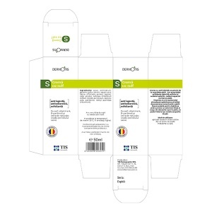 DermoTis cremă cu sulf, 50 ml, Tis Farmaceutic - Img 3