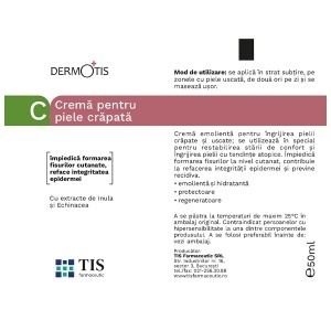 DermoTis cremă pentru piele crăpată, 50 ml, Tis Farmaceutic - Img 2