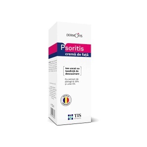 DermoTis PsoriTis cremă pentru față, 50 ml, Tis Farmaceutic