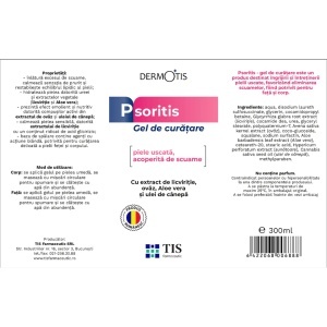 DermoTis PsoriTis gel de curățare, 300 ml, Tis Farmaceutic - Img 2