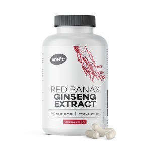 Erefit, Red Panax Ginseng Extract - extract de ginseng roșu, 120 capsule - Img 2