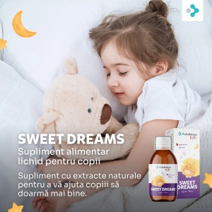 FutuNatura Kids, Sweet Dreams - supliment alimentar lichid pentru copii, 150 ml - Img 2