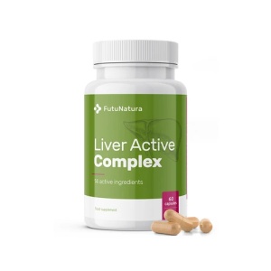 FutuNatura, Liver Active Complex - detoxifiere, 60 capsule - Img 2