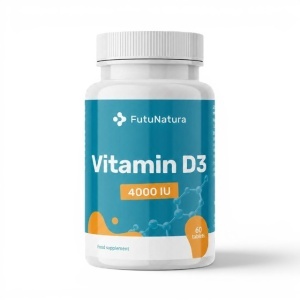 FutuNatura, Vitamina D3, 4000 UI, 60 tablete