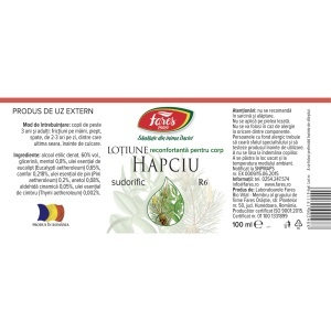 Hapciu sudorific loțiune, R6, 100 ml, Fares - Img 5
