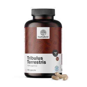 HealthyWorld, Tribulus Terrestris - supliment alimentar destinat susținerii vitalității masculine, 180 capsule - Img 2