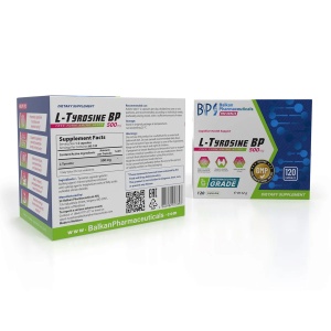 L-Tyrosine BP, 500 mg, 120 capsule, Balkan Pharmaceuticals - Img 5