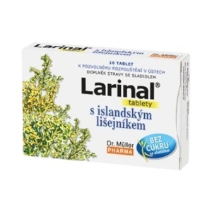 Larinal comprimate cu lichen de Islanda, 16 comprimate, Dr. Müller Pharma