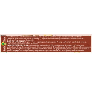 Laxativ antispastic D158, capsule care ajută la reducerea constipației, reglarea tranzitului intestinal și calmarea crampelor abdominale, 20 capsule, Fares - Img 5