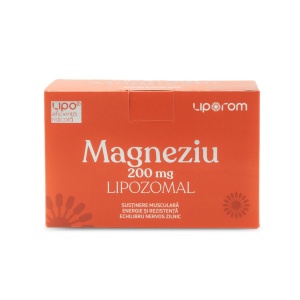 Magneziu lipozomal, 200mg, 30 plicuri, Liporom - Img 2