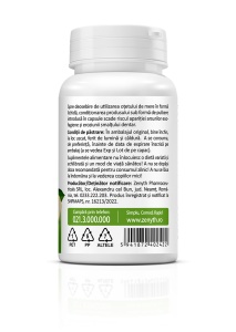 Oțet din cidru de mere, 500 mg, cu 20% polifenoli și 10% acid acetic, susține digestia și tranzitul intestinal, 60 capsule, Zenyth - Img 3