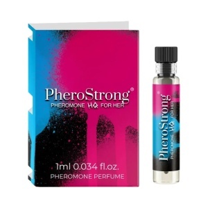 PheroStrong HQ, mostră parfum cu feromoni pentru femei, cu note de floare de portocal, iasomie și vanilie de Madagascar, 1 ml, Medica-Group