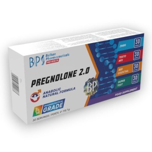 Pregnolone 2.0, supliment alimentar destinat susținerii vitalității, energiei și tonusului masculin, cu vitamine, minerale și extracte vegetale, 120 capsule, Balkan Pharmaceuticals - Img 2