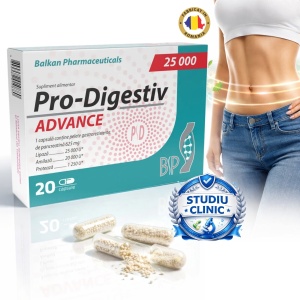 Pro Digestiv Advance, 25000, 20 capsule, Balkan Pharmaceuticals - Img 2