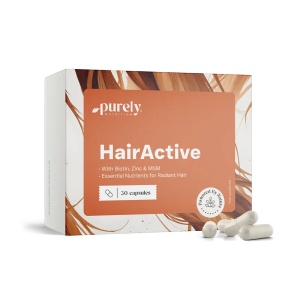 Purely Nutrition, HairActive - supliment alimentar destinat susținerii sănătății părului, 30 capsule - Img 2