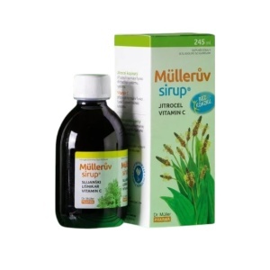Sirop cu plante și Vitamina C, fără zahăr, 245 ml, Dr. Müller Pharma