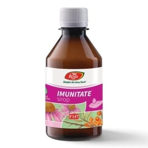 Sirop Imunitate F147, pentru susținerea imunității la copii și adulți, cu echinacea, cătină și astragalus, 250 ml, Fares