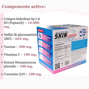 Skin Essential Colagen Hidrolizat, 30 plicuri, Balkan Pharmaceuticals - Img 6