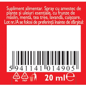 Spray pentru gât, A30 Biosept, 20 ml, Fares - Img 2