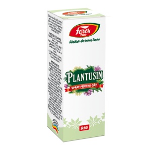 Spray pentru gât Plantusin, R60, 20 ml, Fares