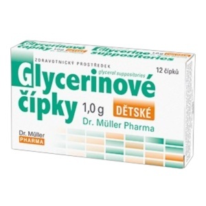 Supozitoare cu glicerină pentru copii, 1 gr, 12 bucăți, Dr. Müller Pharma