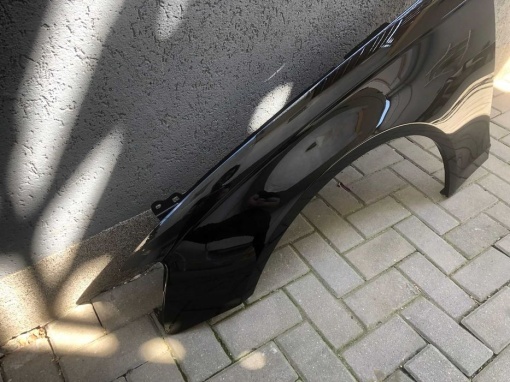Aripa Fata Stanga Audi A4 B8 An 2007-2011 Vopsita Negru - Disponibil în rate - Img 2
