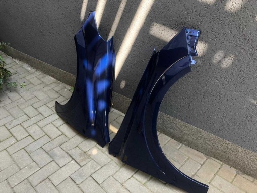 Aripa Fata Dreapta &amp; Stanga Opel Astra H 2004-2010 Vopsita Albastru - Disponibil în rate - Img 3