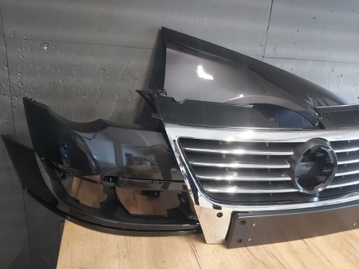 Bara&amp;Grila&amp;Aripa Fata Dreapta VW Passat B6 2005-2011 (LC8Z (Maro)) - Disponibil în rate - Img 2