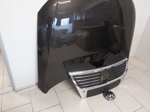 Pachet Capota+Grila Radiator+Emblema VW Passat B6 An 05-11 LC8Z-Maro - Disponibil în rate - Img 3