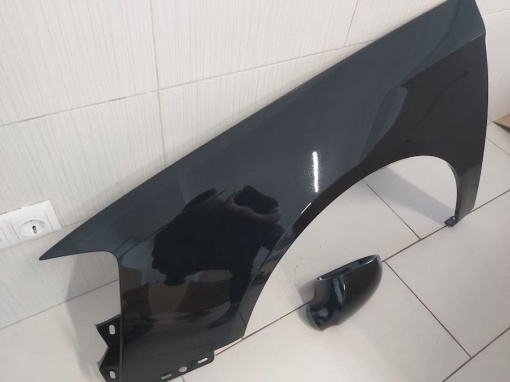 Aripa Fata+Capac Oglinda Stanga VW Passat B6 2005-2011 (LC9X (Negru)) - Disponibil în rate - Img 2