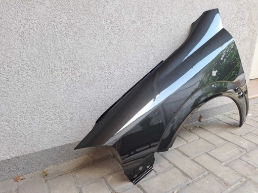 Aripa Fata Stanga Opel Astra G 1998-2004 Vopsita Negru - Disponibil în rate - Img 2