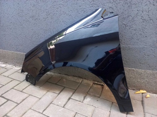 Aripa Fata Stanga VW Polo 6/VI 2005-2009 Vopsita Negru - Disponibil în rate - Img 2
