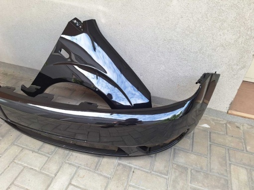 Bara &amp; Aripa Fata Dreapta Ford Fiesta 2002-2005 Vopsita Negru - Disponibil în rate - Img 3