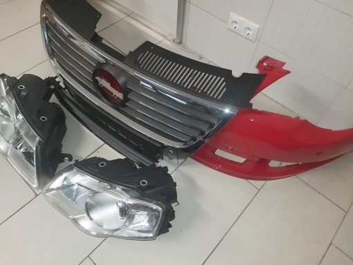 Pachet Fata Completa Cu Bara VW Passat B6 Vopsita Albastru (LY3D) - Disponibil în rate - Img 2