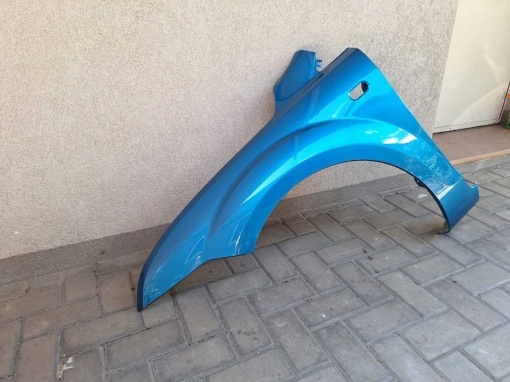Aripa Fata Stanga Ford Focus 2/II An 2004-2008 Vopsita Albastru - Disponibil în rate - Img 2