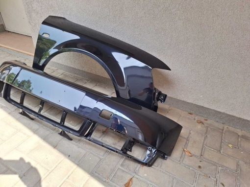 Bara &amp; Aripa Fata Dreapta Audi A4 B6 An 2000-2004 Vopsita Albastru - Disponibil în rate - Img 3