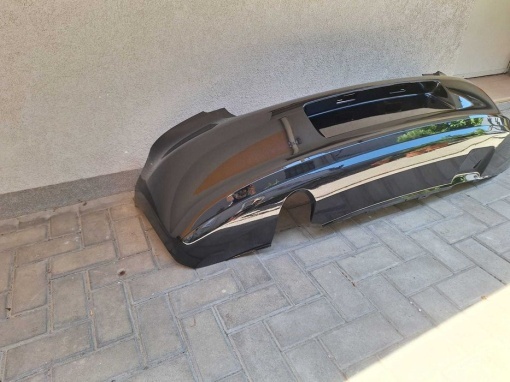 Bara Spate VW Polo 7 VII 6R An 2009-2014 Vopsita Negru - Disponibil în rate - Img 2