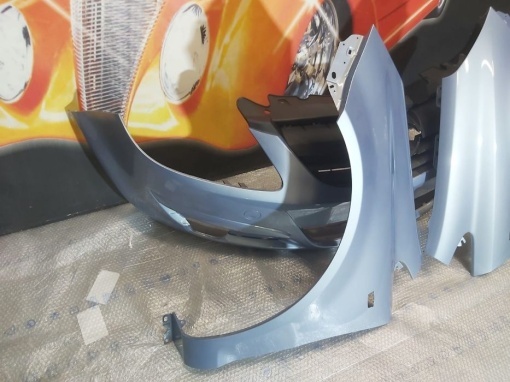 Pachet Bara+Aripa Fata Dr&amp;Stg Opel Corsa D 2006-2011 (4MU (Albastru)) - Disponibil în rate - Img 2