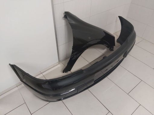 Pachet Bara + Aripa Fata Dreapta Opel Astra G 1998-1998 Z298 Negru - Disponibil în rate - Img 2