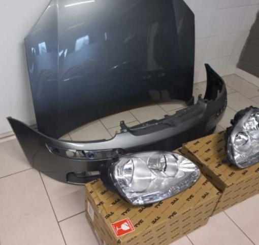 Pachet Capota&amp;Bara&amp;Faruri Fata VW Golf 5/V 2004-2008 (LA7T (Gri)) - Disponibil în rate - Img 2