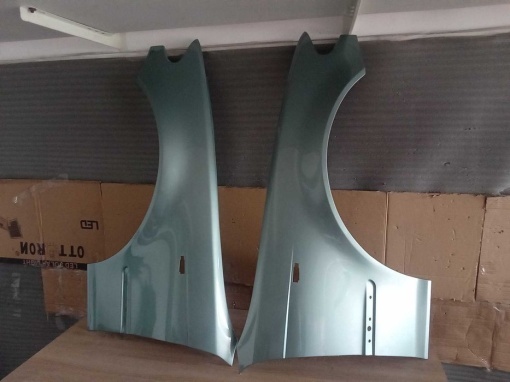 Aripa Fata Dreapta&amp;Stanga BMW E46 FSL 2002-2005 Vopsit (Verde) - Disponibil în rate - Img 3