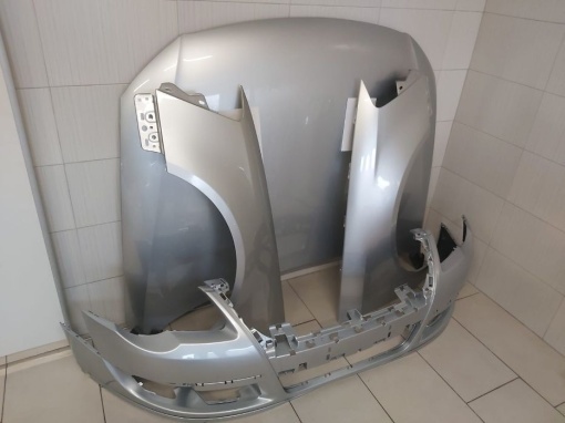 Pachet Bara+Aripa+Capota Fata Motor VW Passat B6 2005-2011 (LA7W-Gri) - Disponibil în rate - Img 2
