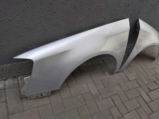 Aripa Fata Dreapta + Stanga VW Passat B6 2005-2011 Vopsita Gri Deschis - Disponibil în rate - Img 2