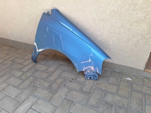 Aripa Fata Dreapta VW Polo 6 VI 9N An 2005-2009 Vopsita Albastru - Disponibil în rate - Img 2