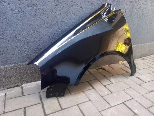 Aripa Fata Stanga VW Polo 6/VI 2005-2009 Vopsita Negru - Disponibil în rate - Img 3