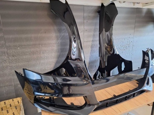 Bara + Aripa Fata Dreapta &amp; Stanga Audi A4 B8 An 2007-2011 LY9B Negru - Disponibil în rate - Img 2