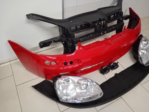 Fata Completa VW Golf 5 V 2004-2008 LY3D Rosu Bara + Far + Trager - Disponibil în rate - Img 2